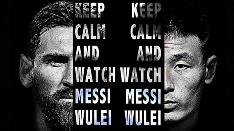 Leo Messi vs Wu Lei: duelo de estrellas en el Barcelona ...