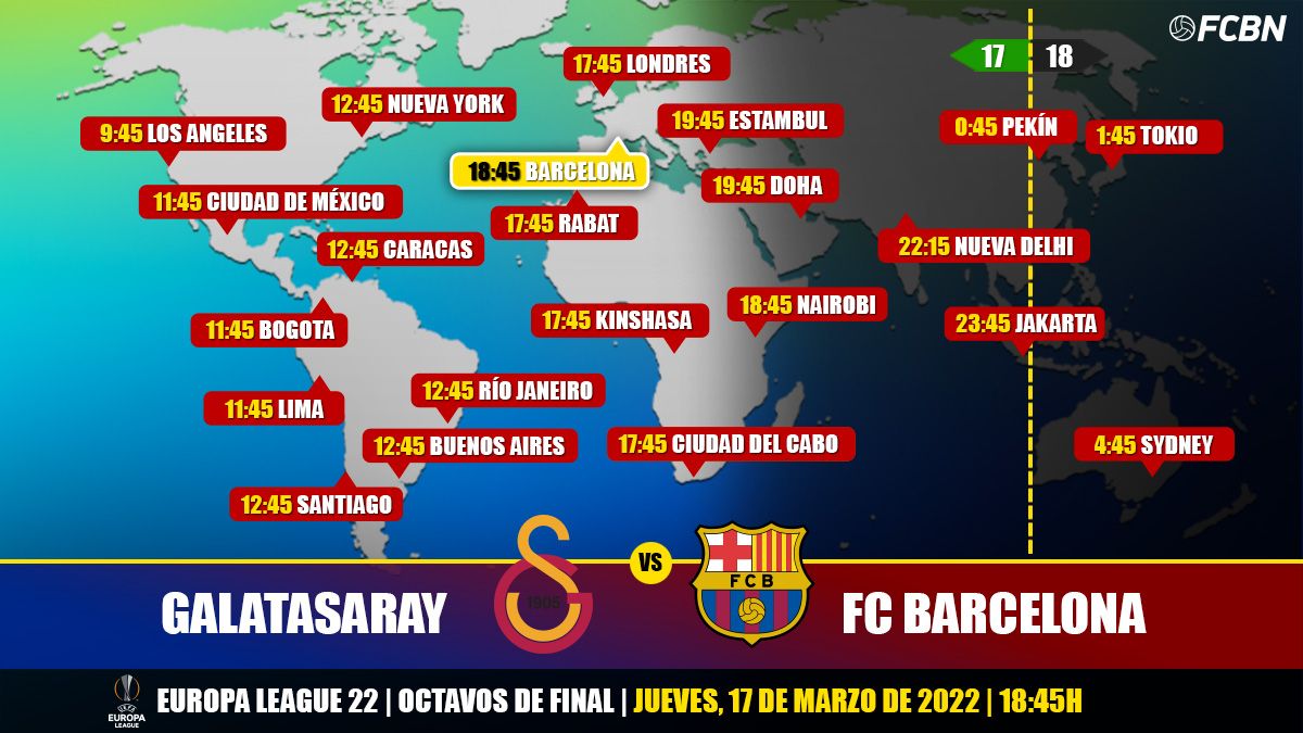 Festival Sturen Regeren Galatasaray vs FC Barcelona on TV: When and where to watch the Europa  League match