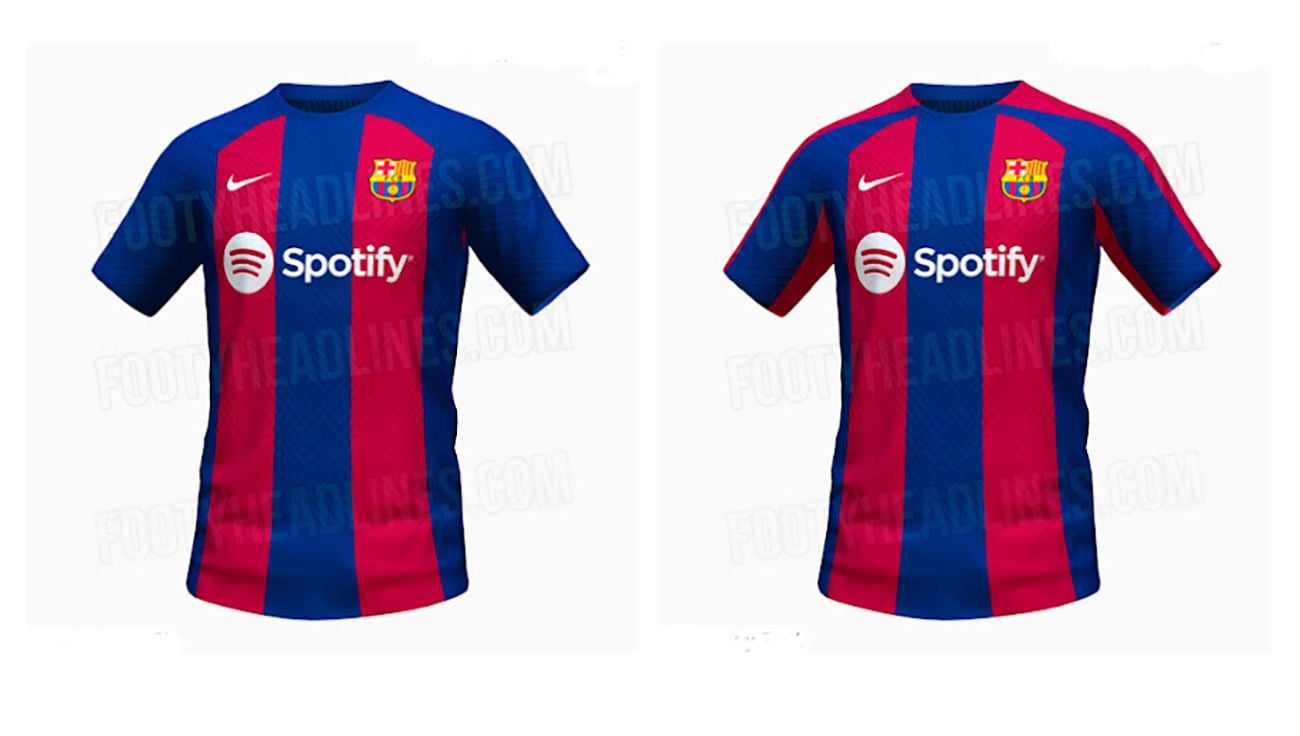 LEAKED: First images of the FC Barcelona 2023-24 home kit - oggsync.com