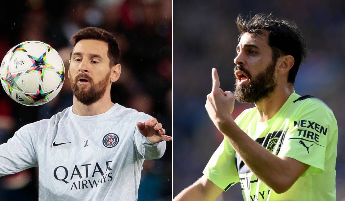 The Barça will have to choose between Messi and Bernardo Silva