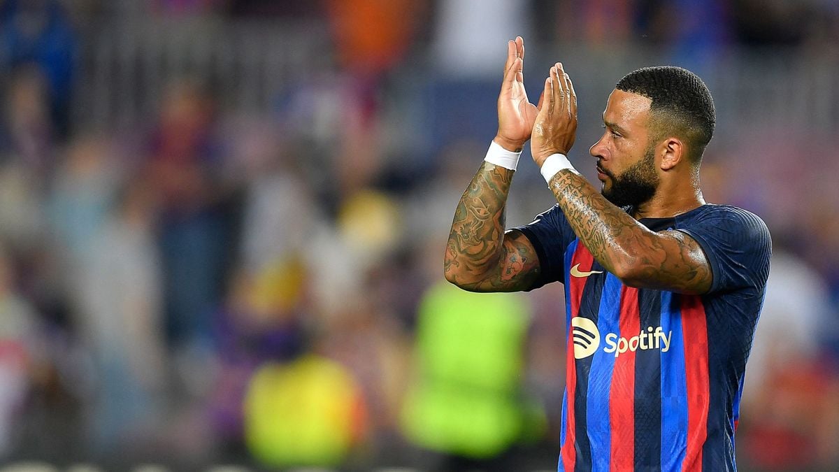 GOAL on X: Memphis Depay bags his first Atletico Madrid goal ❤️   / X