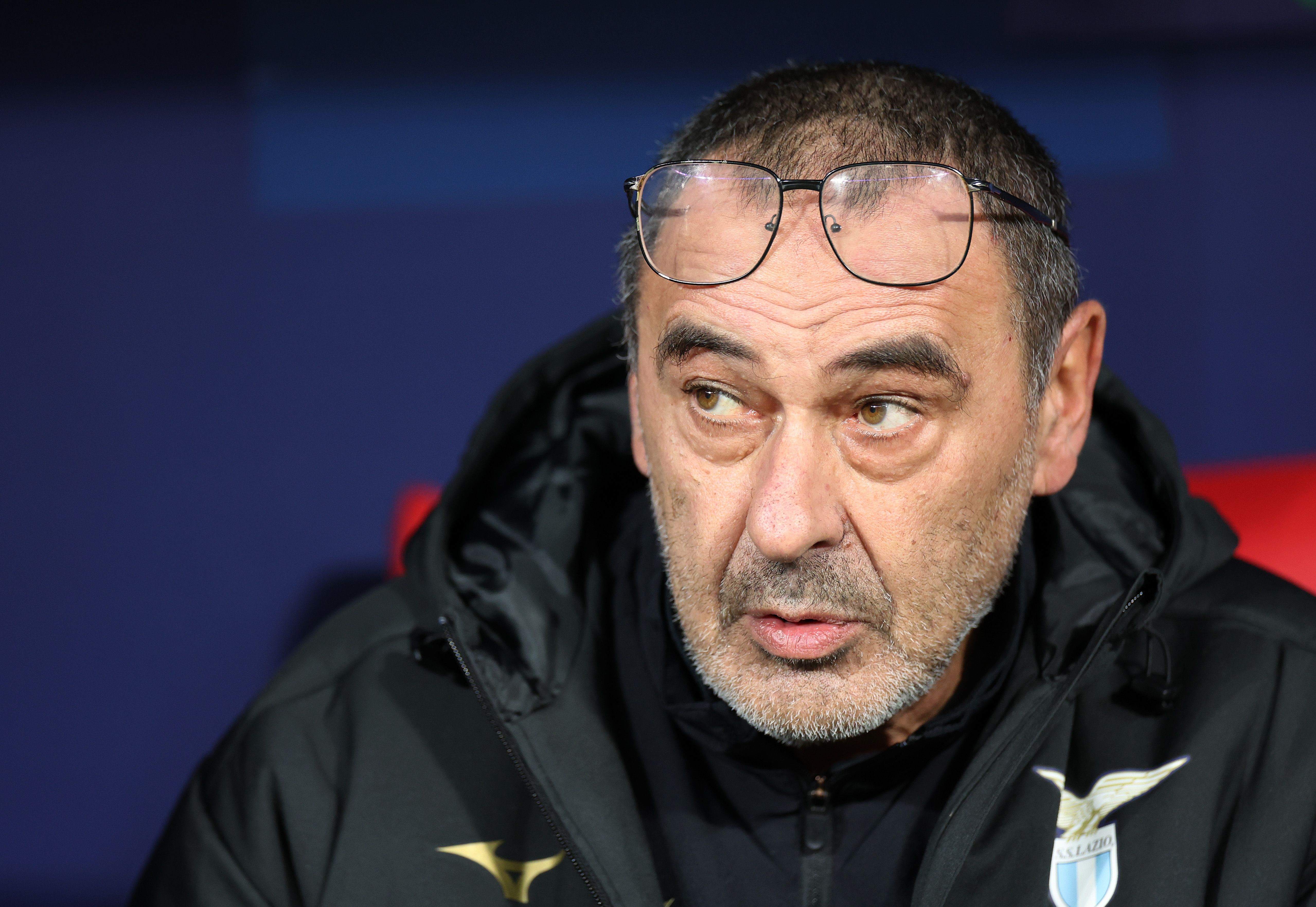 Maurizio Sarri, entrenador de la Lazio