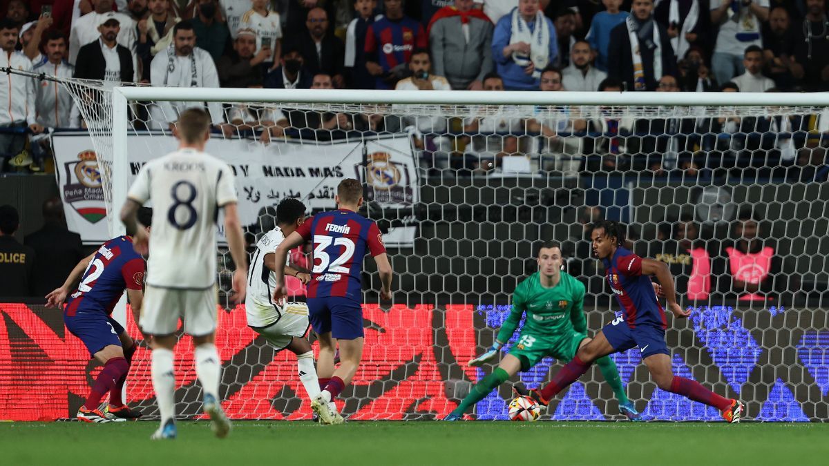 Rodrygo Goes anota el cuarto gol en el Madrid vs Barça