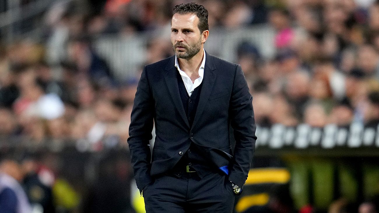 Rubén Baraja, entrenador del Valencia