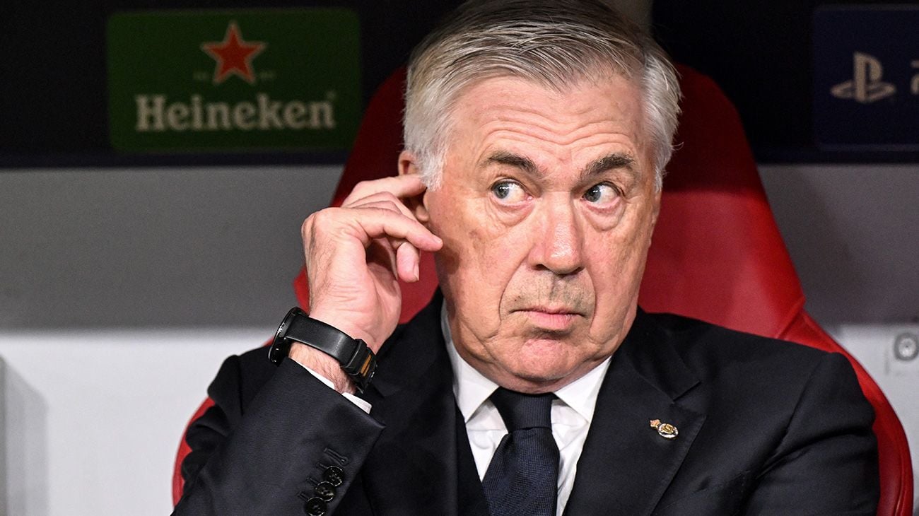 Carlo Ancelotti, entrenador del Real Madrid