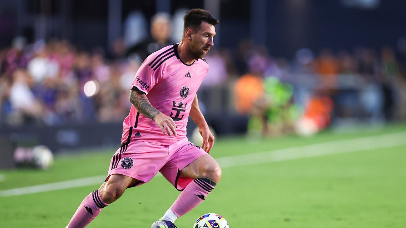 Lionel Messi en un partido de la MLS ante el Atlanta United