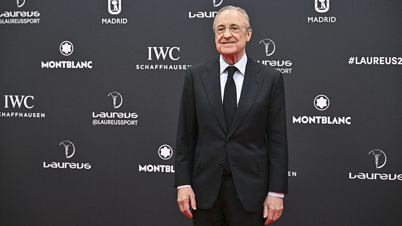 Florentino Pérez durante la gala de los Premios Laureus 2024