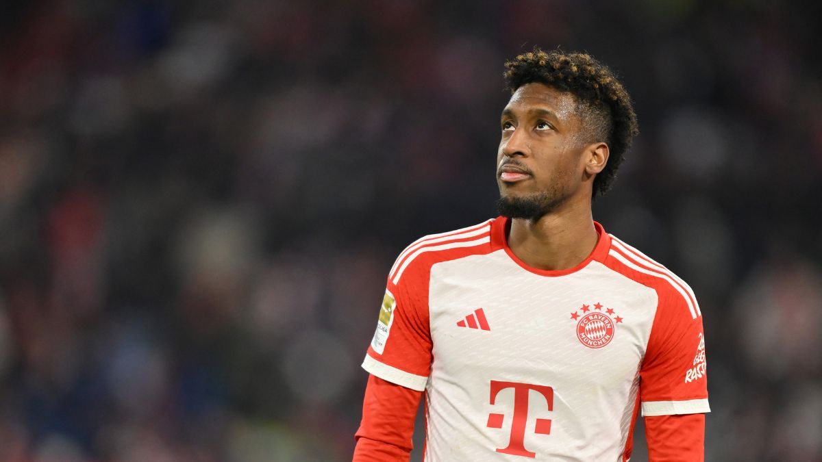 Kingsley Coman en un partido