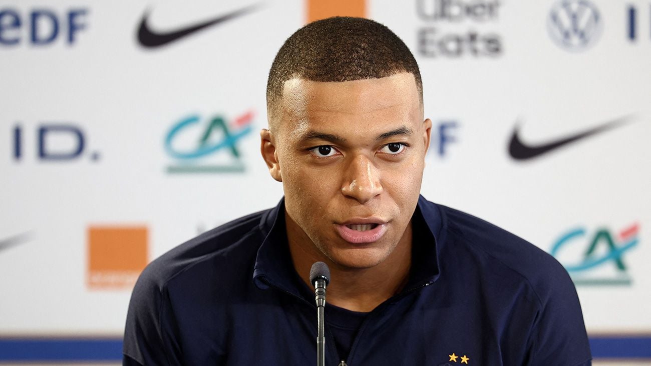 Kylian Mbappé rueda de prensa