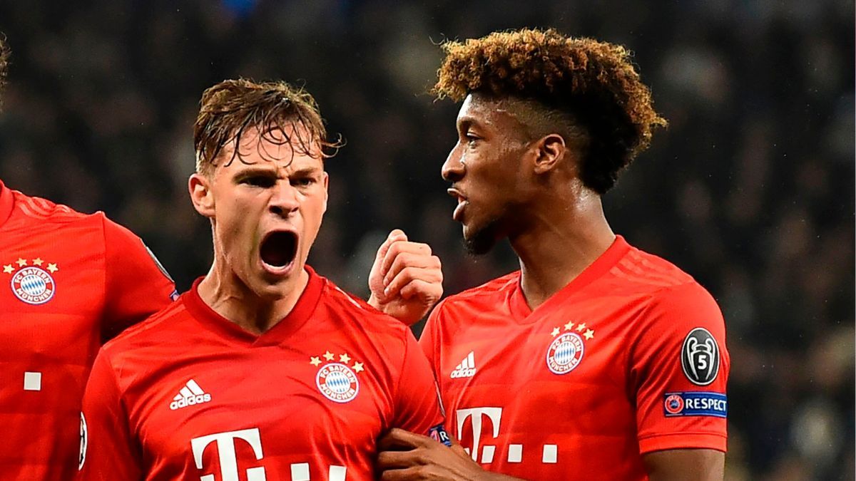 Kimmich y Coman, en un partido del Bayern en 2019