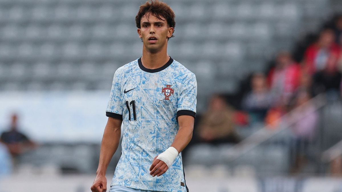 Joao Félix en un amistoso con Portugal