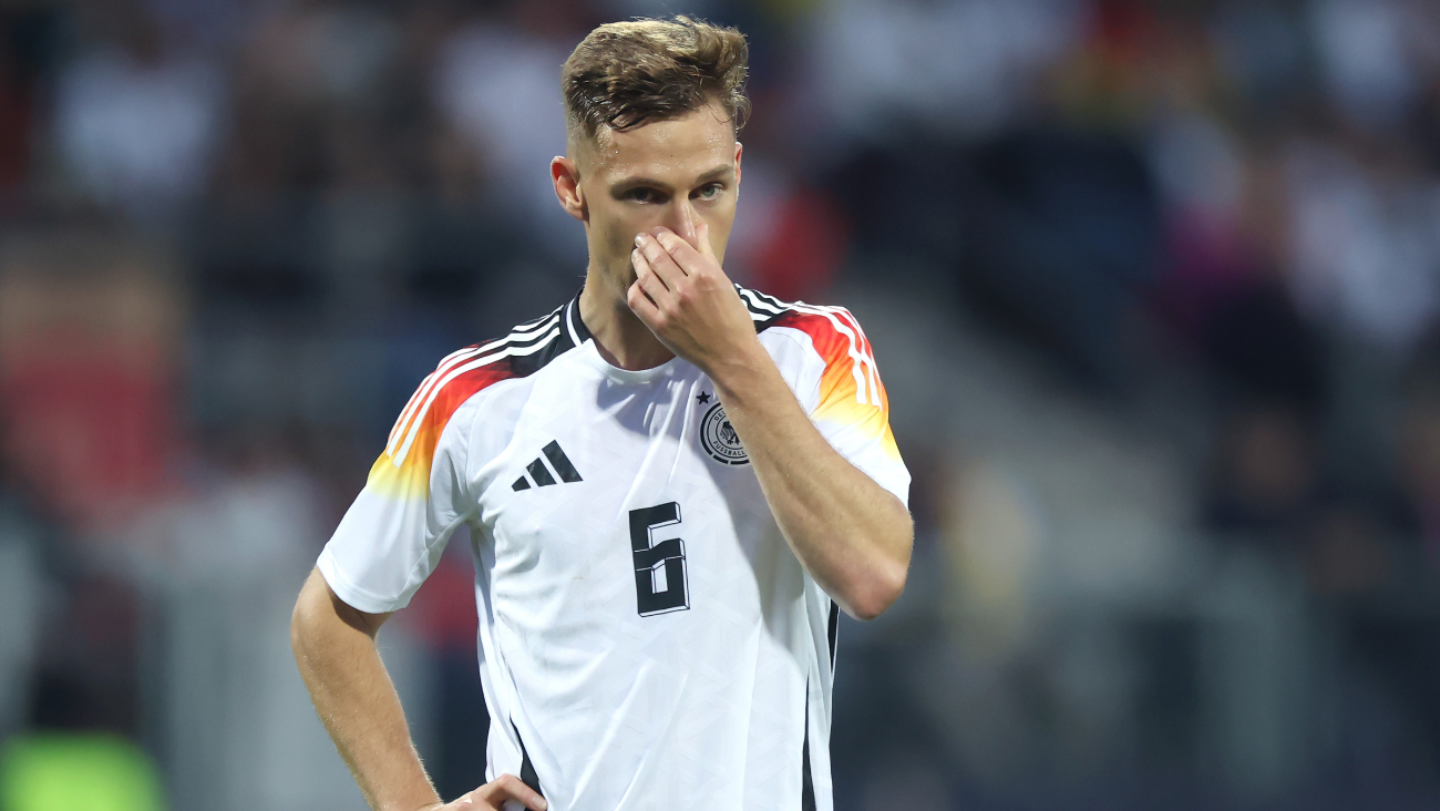 Joshua Kimmich en el duelo amistoso entre la selección de Alemania y la Ucrania previo a la Eurocopa 2024