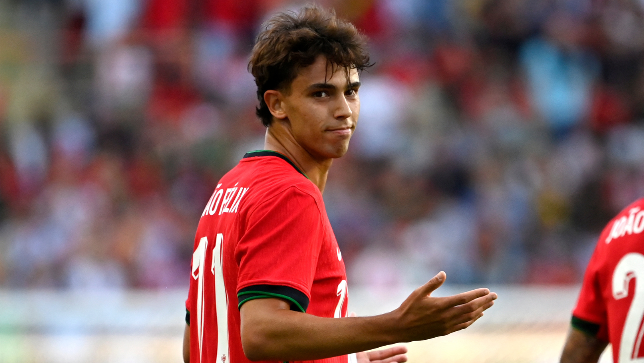 Joao Félix en el duelo amistoso entre la selección de Portugal e Irlanda previo al inicio de la Eurocopa 2024