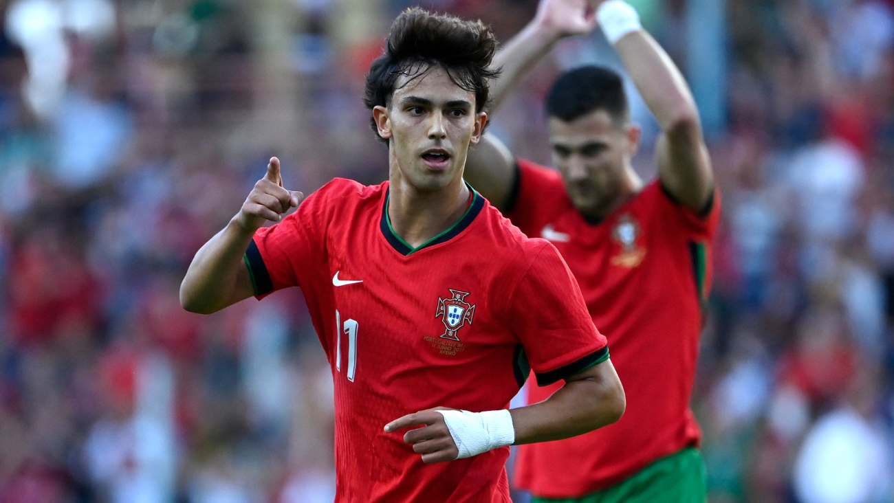 Joao Félix en el duelo amistoso entre la selección de Portugal e Irlanda