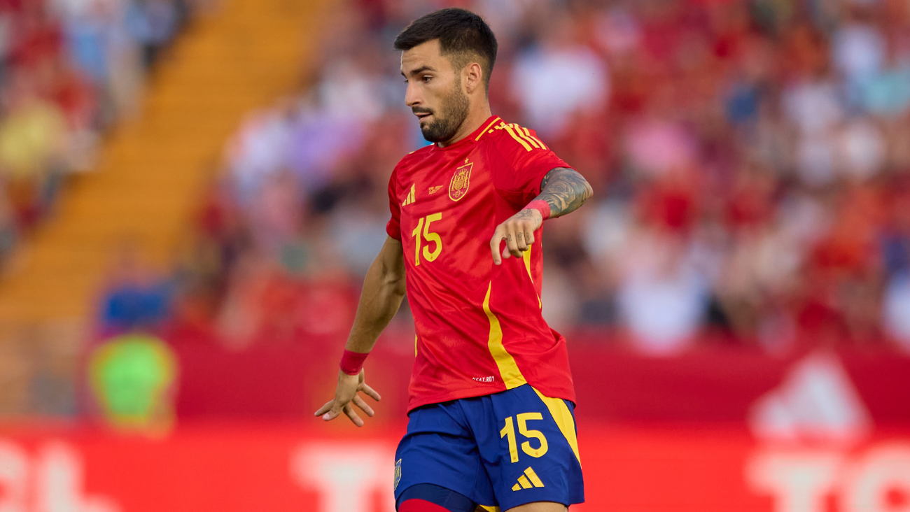Álex Baena en el duelo amistoso entre la selección de España y Andorra previo a la Eurocopa 2024