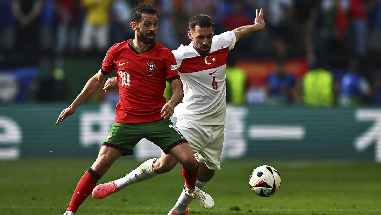 Bernardo Silva durante el Portugal-Turquía (3-0)