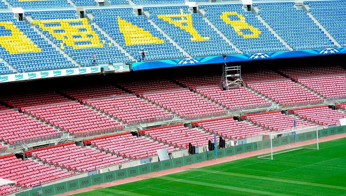 El Camp Nou antes de las obras