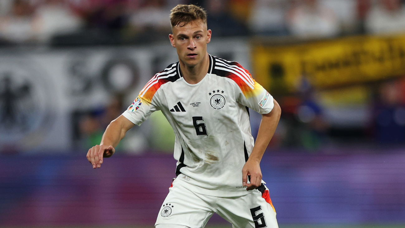 Joshua Kimmich en el duelo entre Alemania y Dinamarca en los octavos de final de la Eurocopa 2024