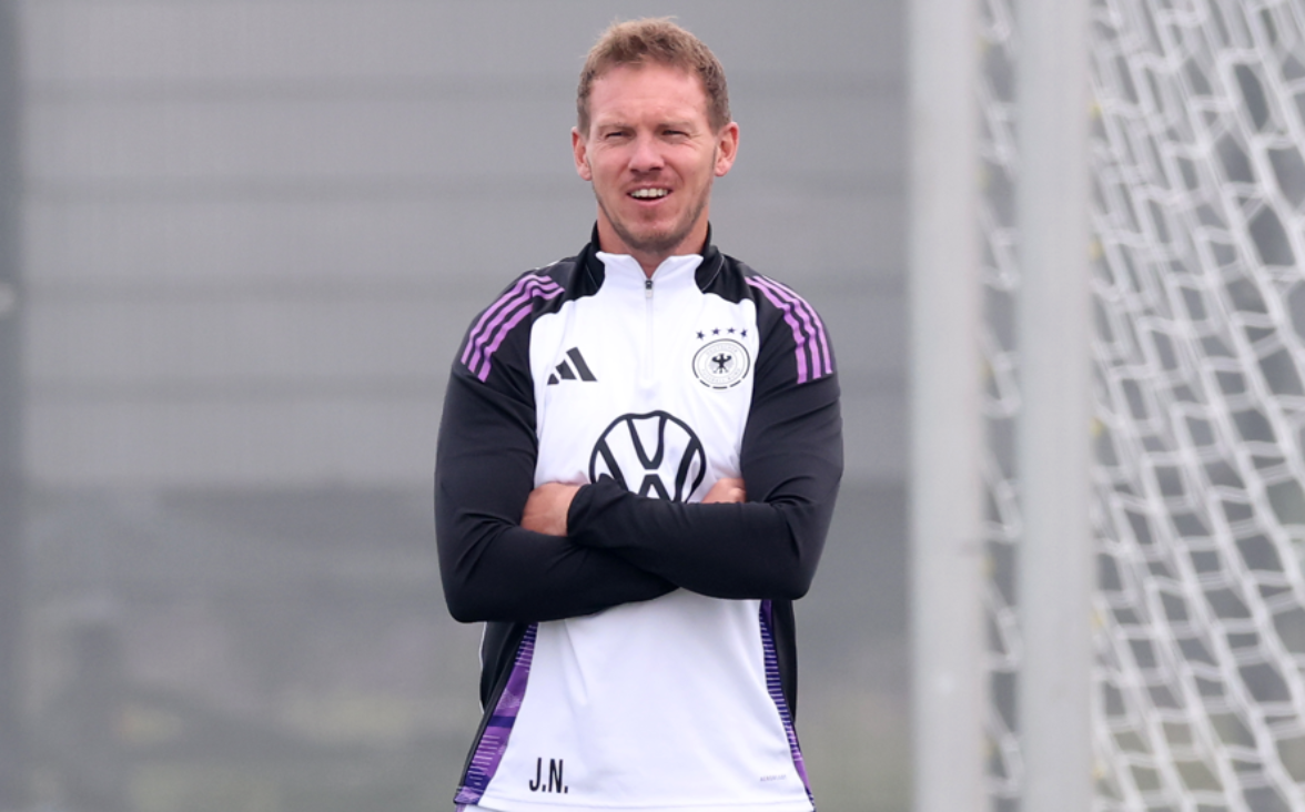 Nagelsmann en un entrenamiento