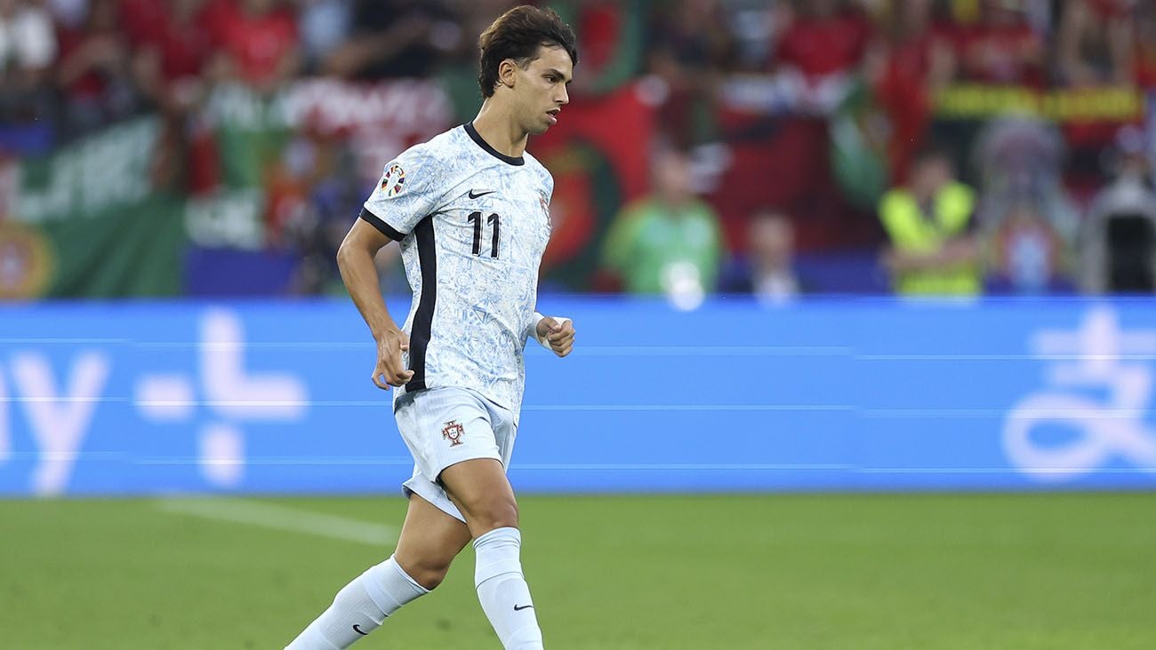 Joao Félix in a match with Portugal