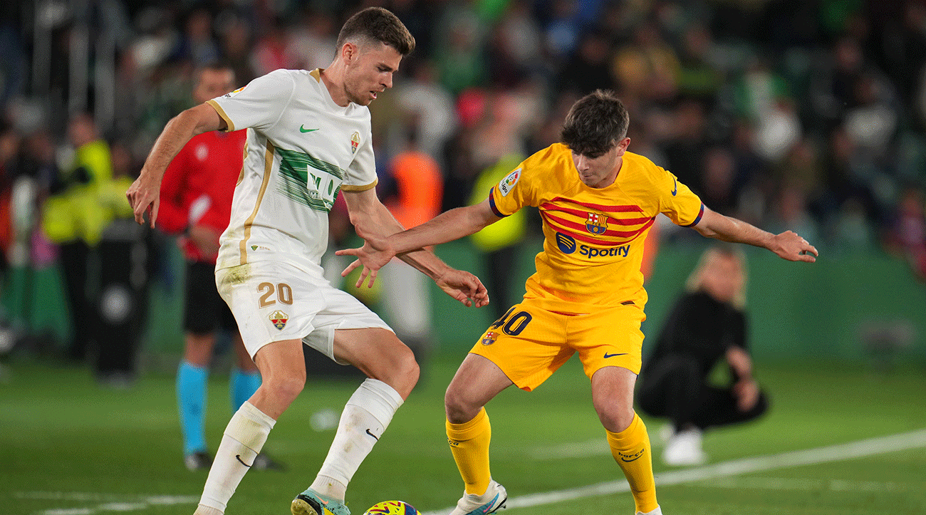 Aleix Garrido en un partido