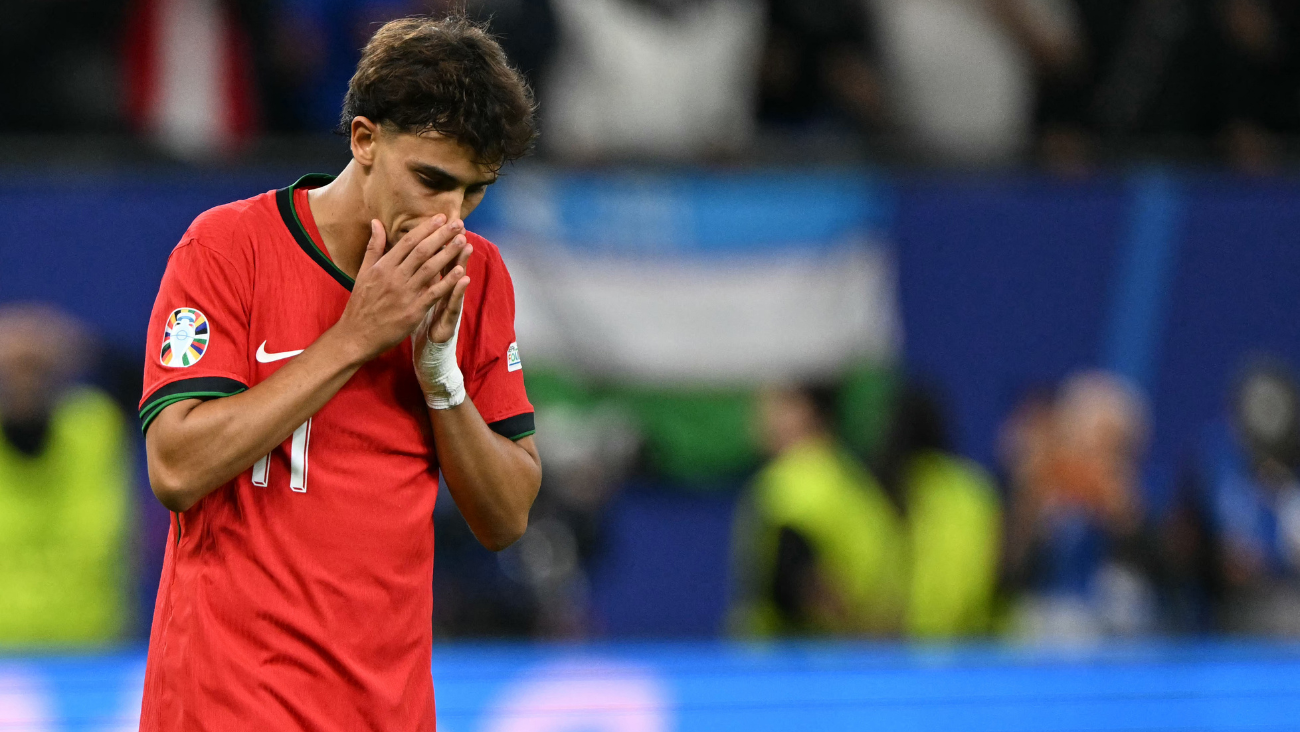 Joao Félix en el duelo entre la selección de Portugal y Francia en la Eurocopa 2024