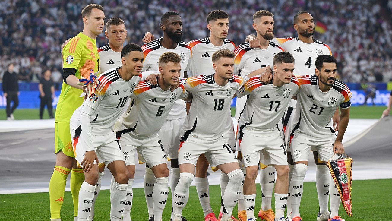 El XI de Alemania en la Eurocopa