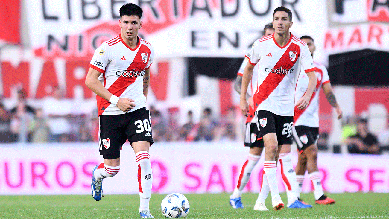 Jugadores de River Plate en un partido