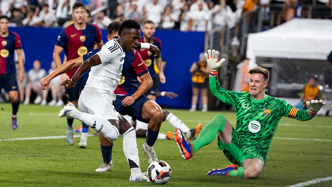 Marc-André ter Stegen during Madrid-Barça (1-2)