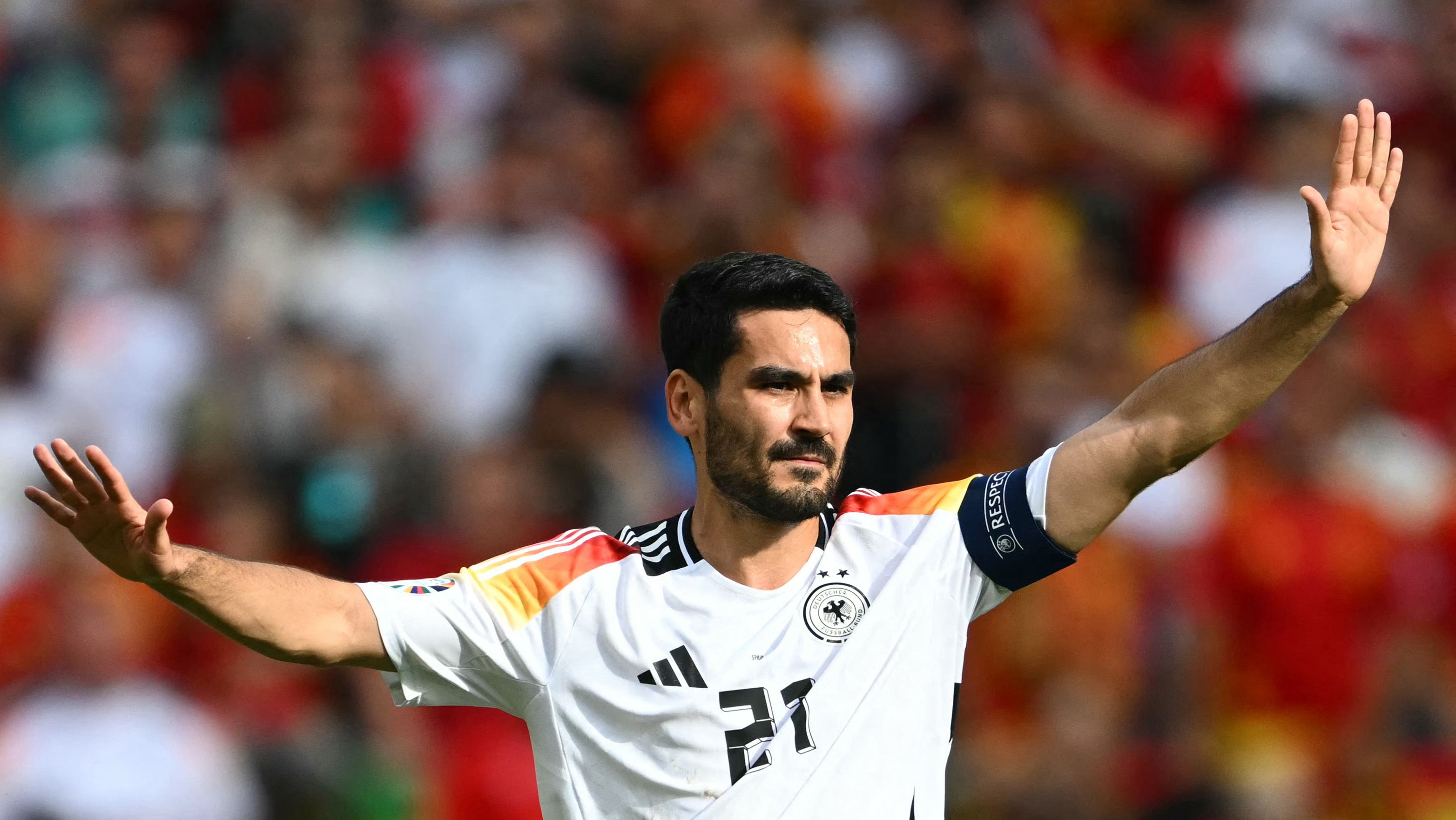 ilkay gundogan en la Eurocopa 2024 con Alemania