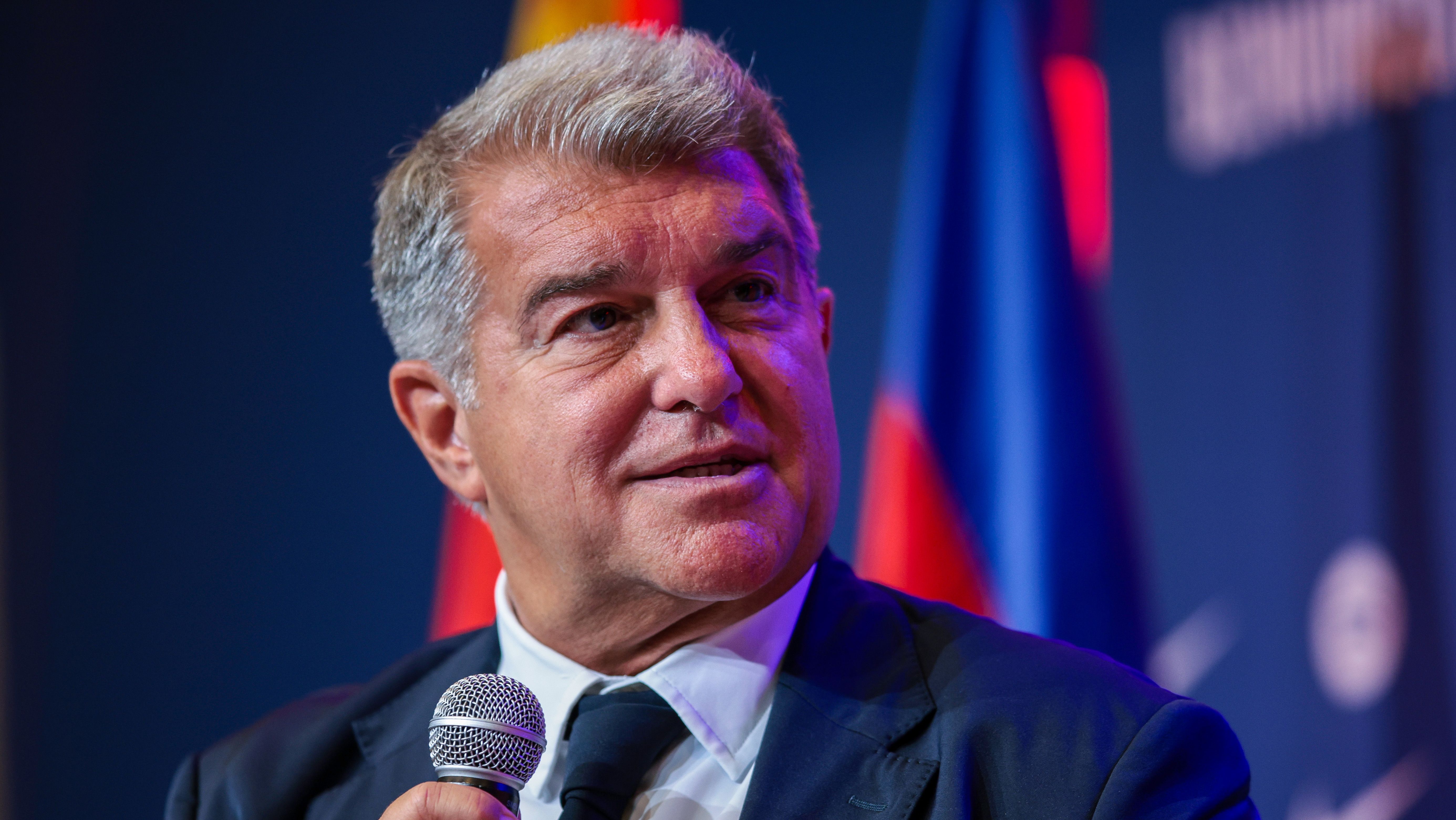 Joan Laporta, presidente del FC Barcelona