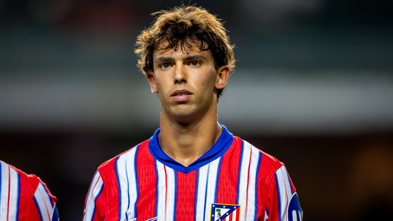 Joao Félix con el Atlético de Madrid en el duelo amistoso ante el Kitchee en Hong Kong