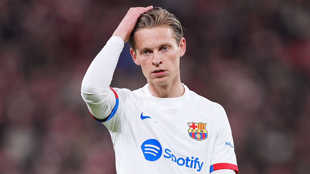 De Jong en un partido del FC Barcelona