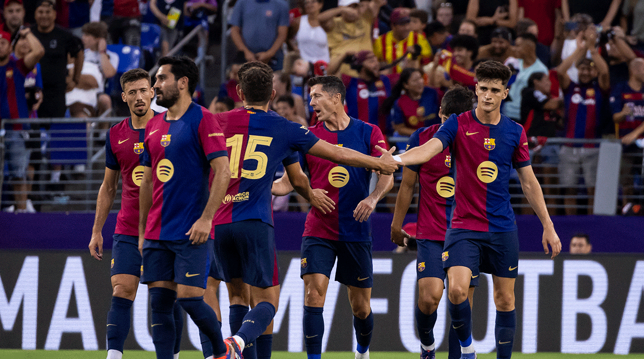 El FC Barcelona durante la gira americana