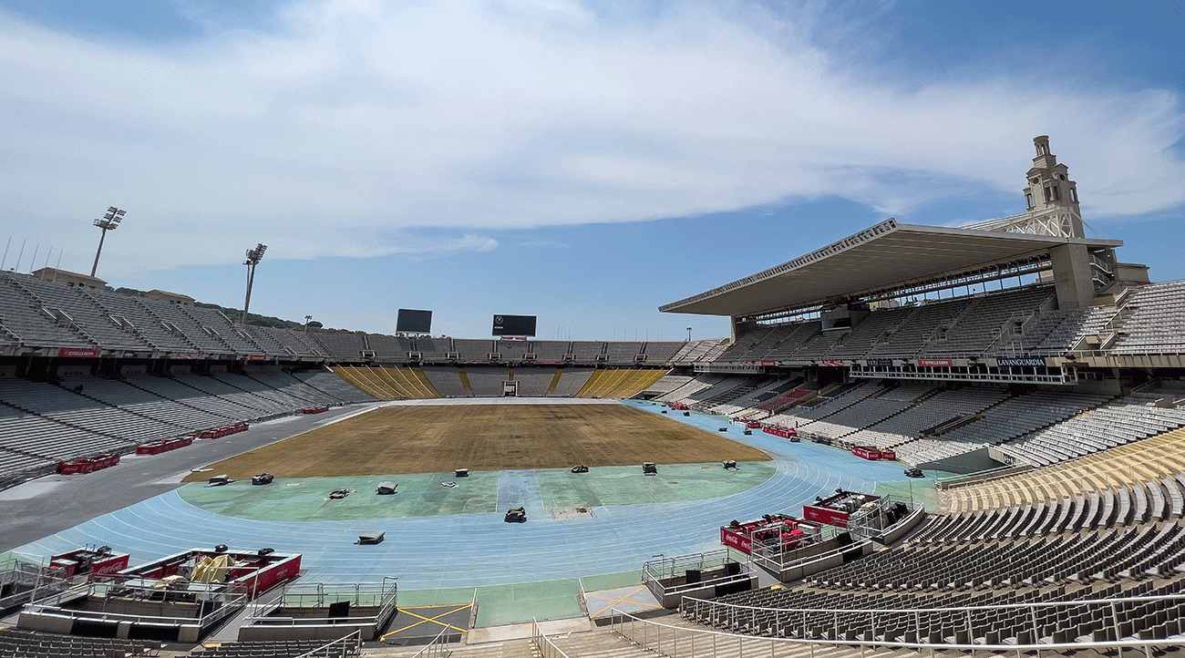 Las obras en el Spotify Camp Nou avanzan segun lo previsto