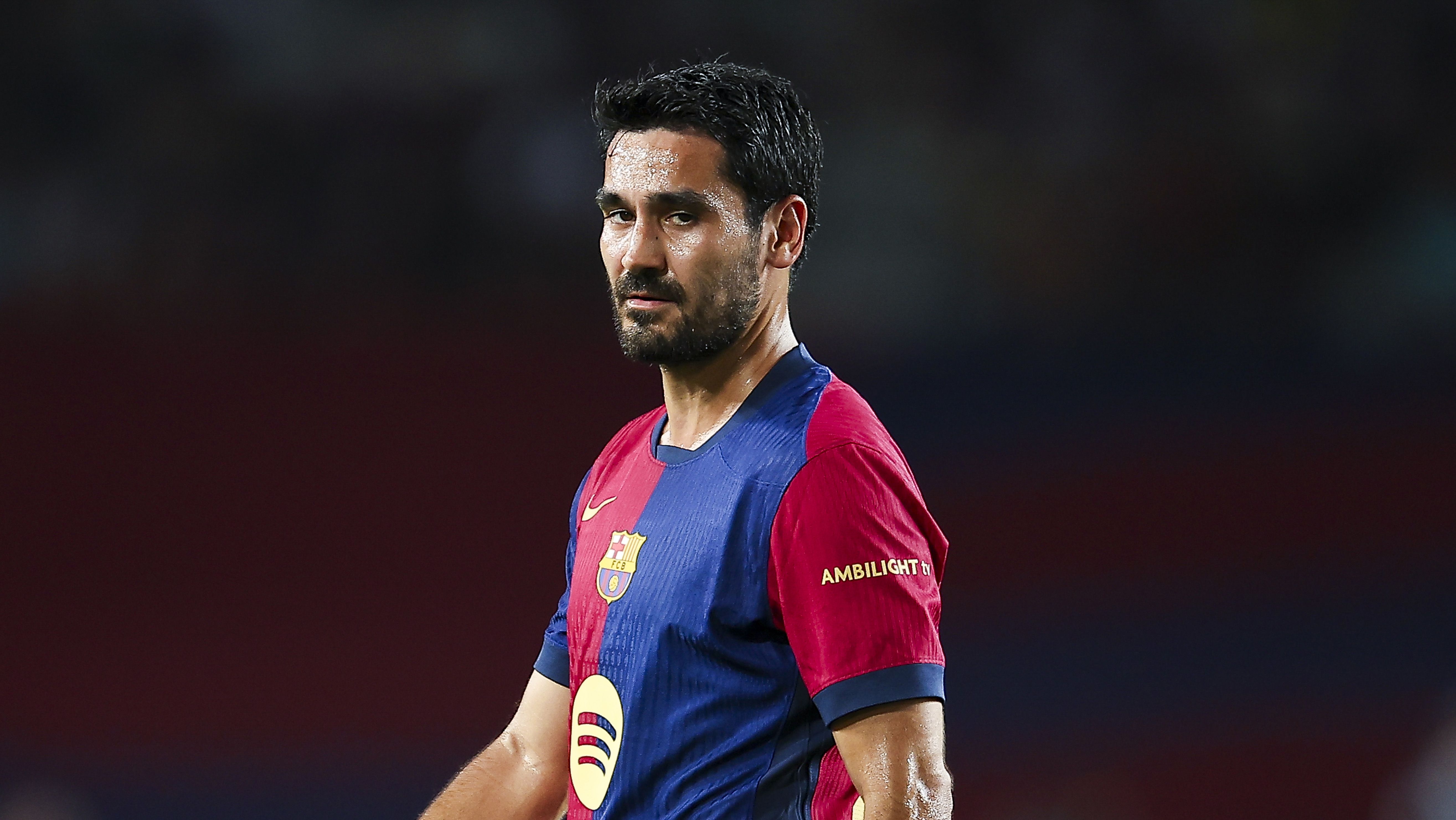 Ilkay Gündogan jugando con el FC Barcelona