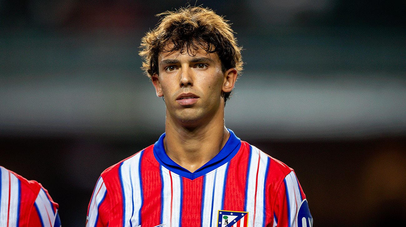 Joao Felix en un partido contra el Kitchee