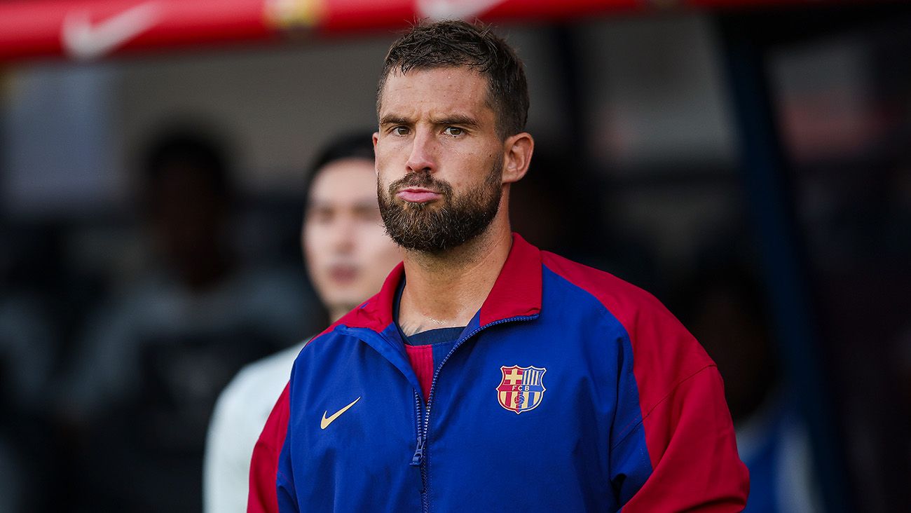 Iñigo Martínez en la previa del Trofeo Joan Gamper 2024