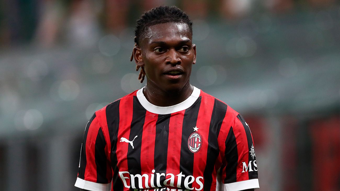 Rafael Leao con el AC Milan