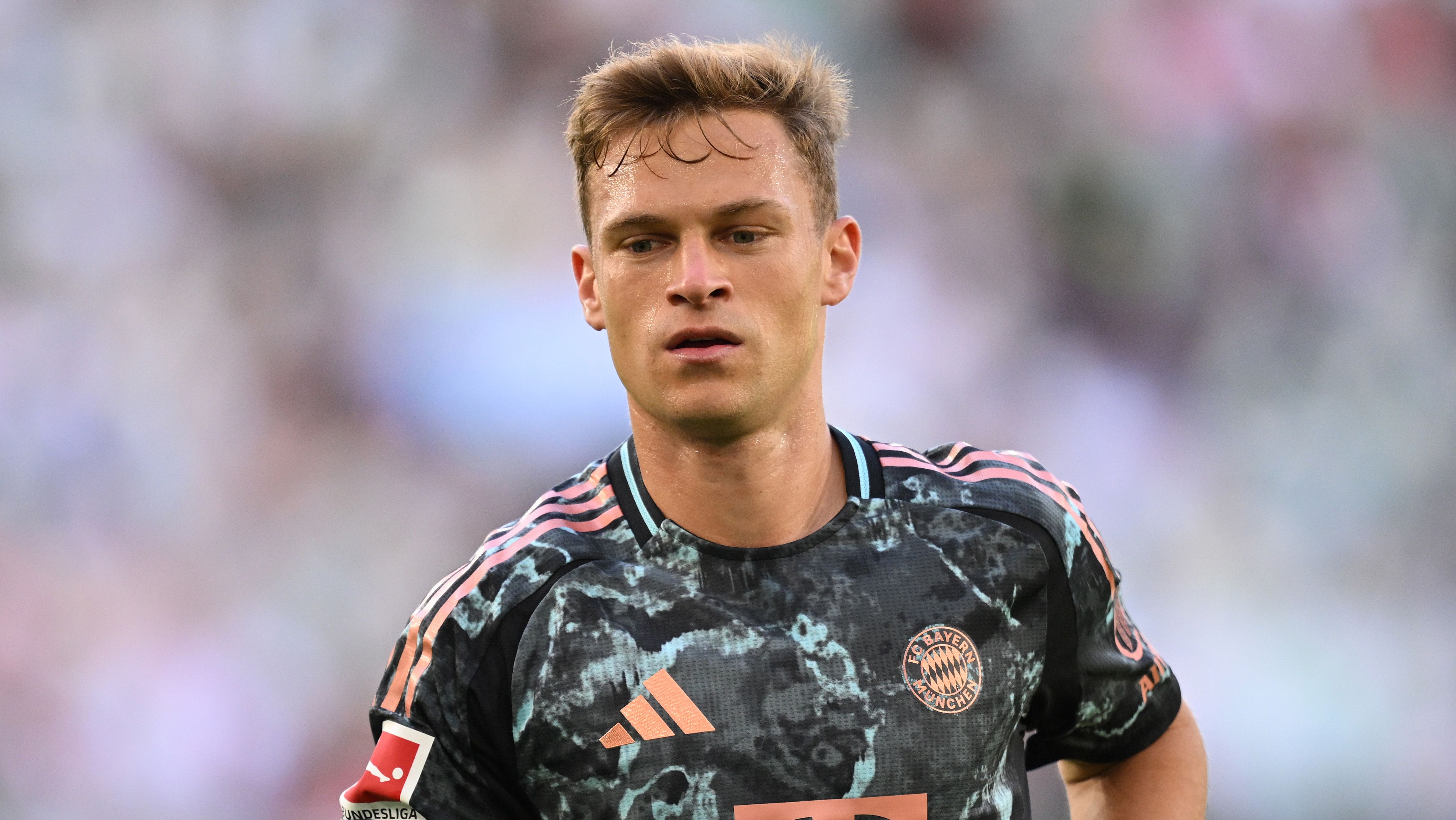 Joshua Kimmich en un partido del FC Bayern Múnich