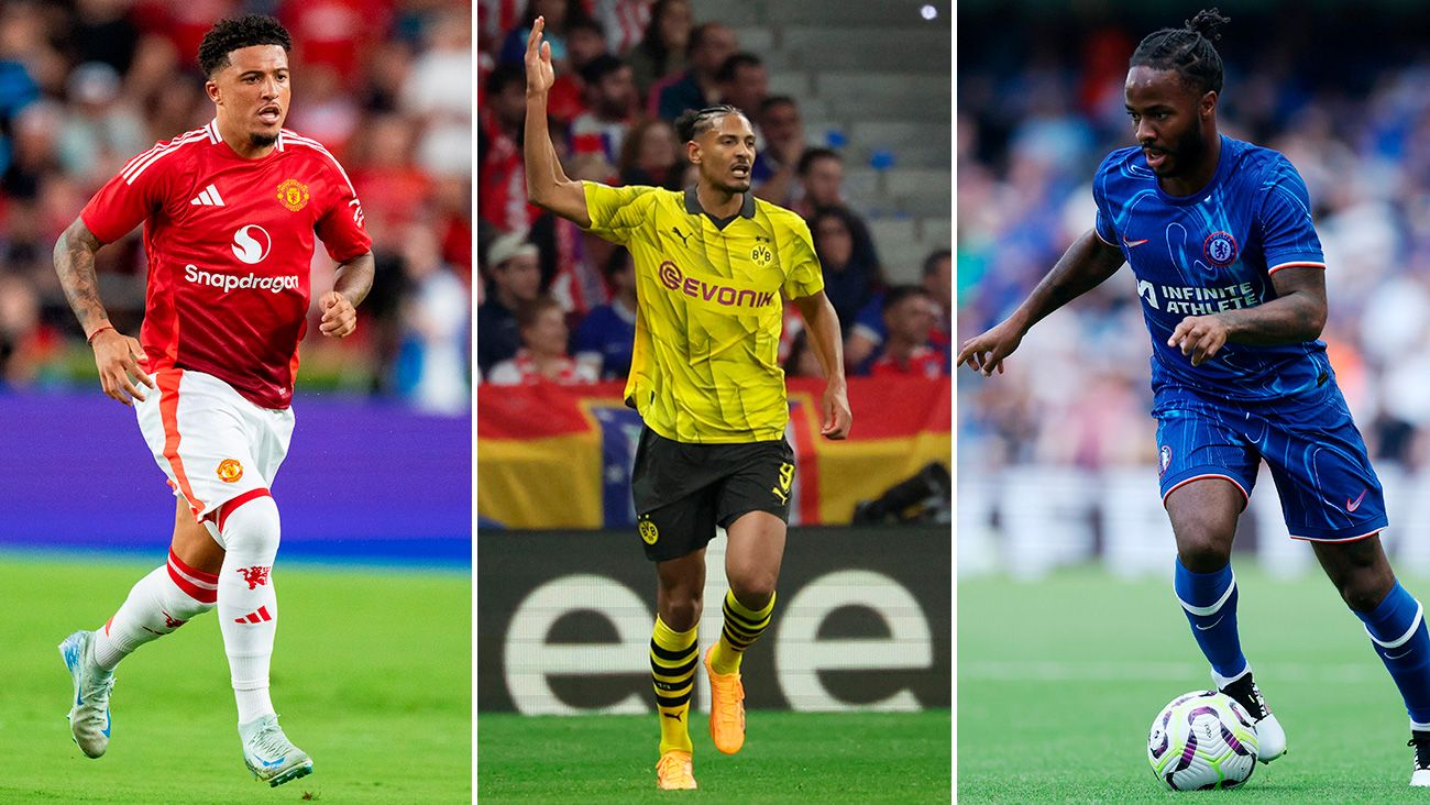 Jadon Sancho, Sebastian Haller y Raheem Sterling, grandes fichajes del último día del mercado