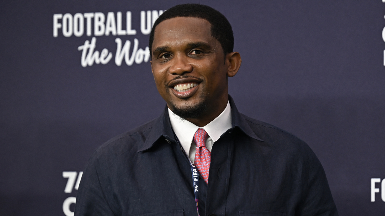 Samuel Eto'o en un evento de la FIFA en Bangkok