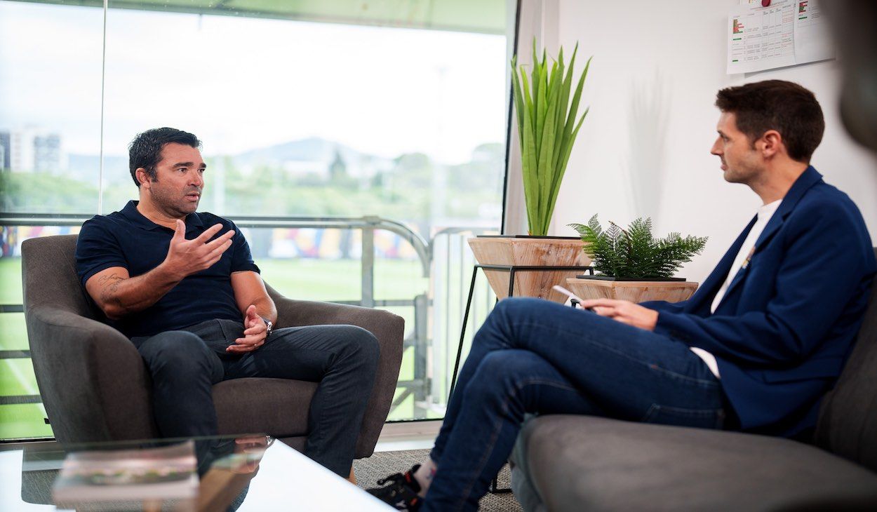 Deco durante su entrevista en 'Barça One'