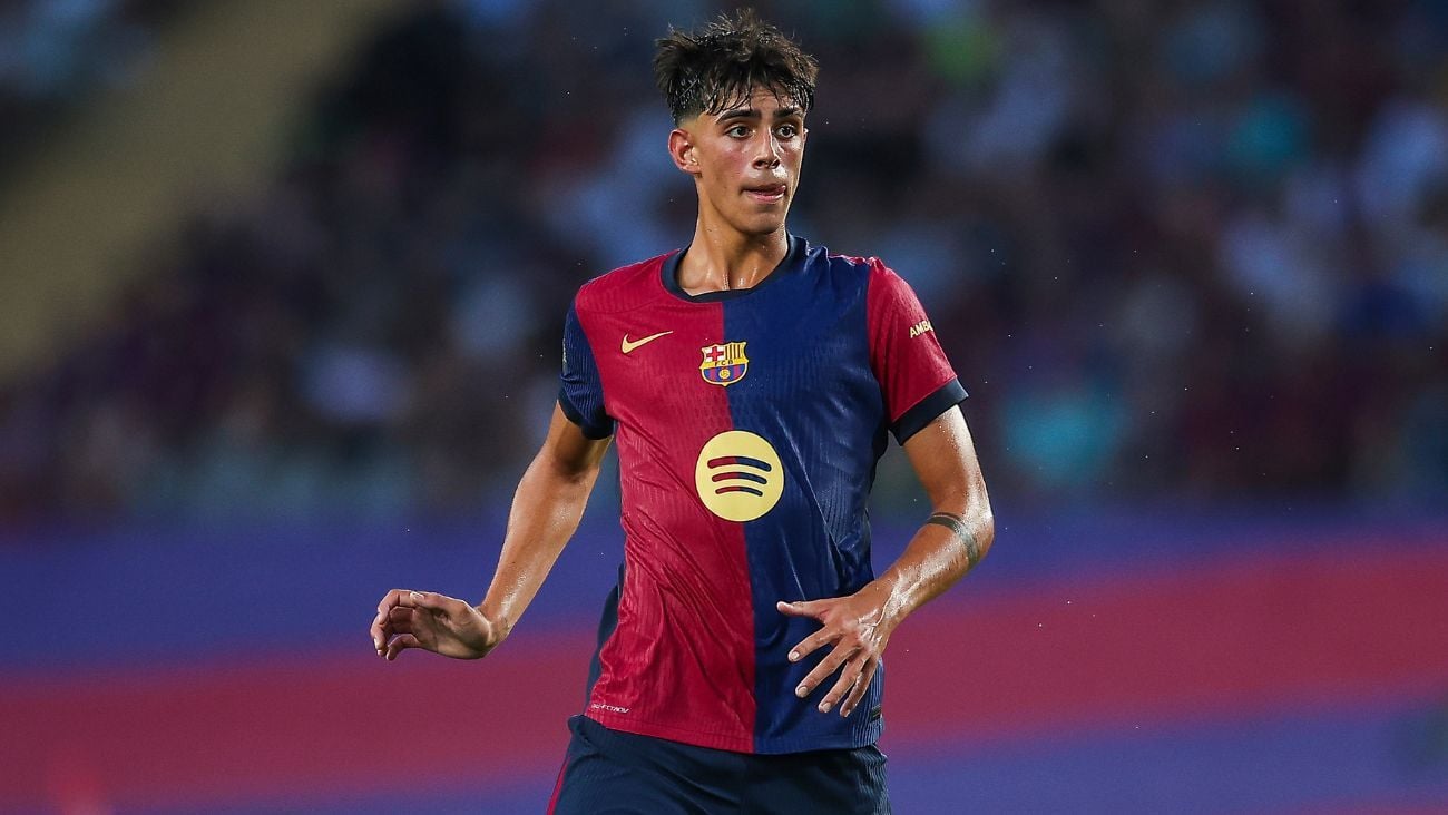 Marc Bernal en duelo entre el FC Barcelona y el AS Mónaco en el Trofeo Joan Gamper 2024 25