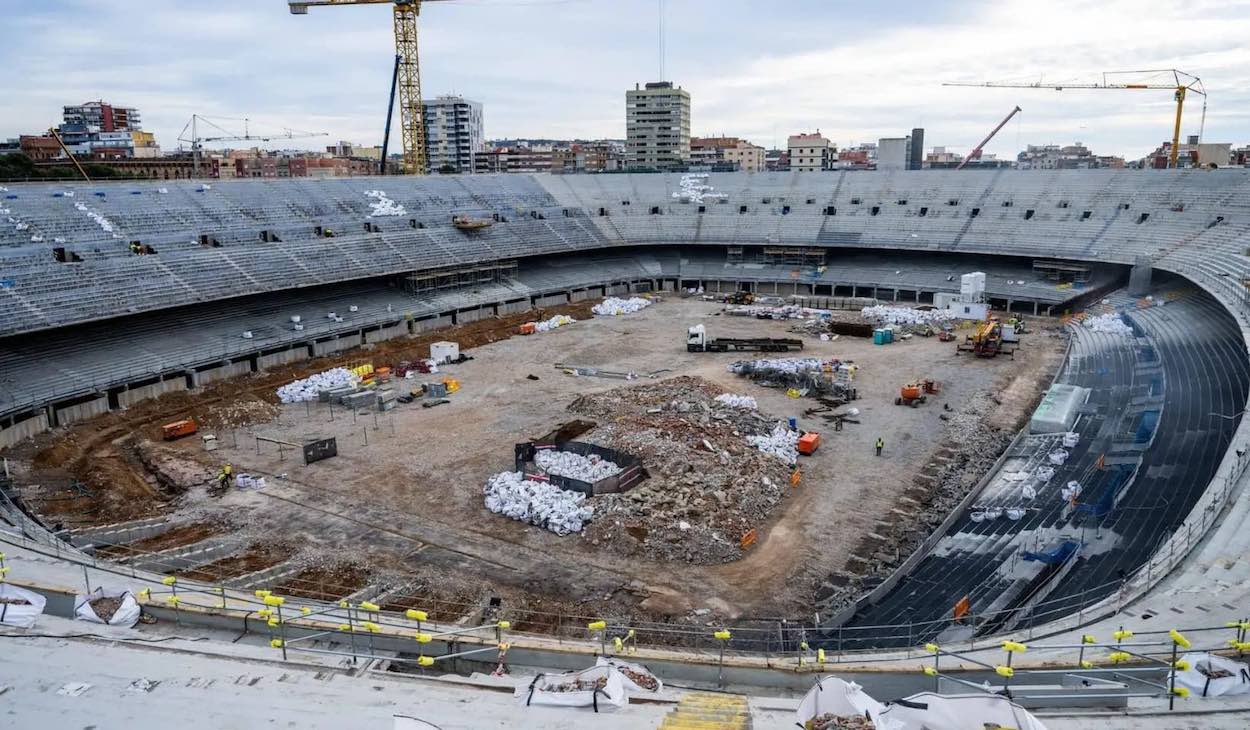 camp nou 24 horas de obras