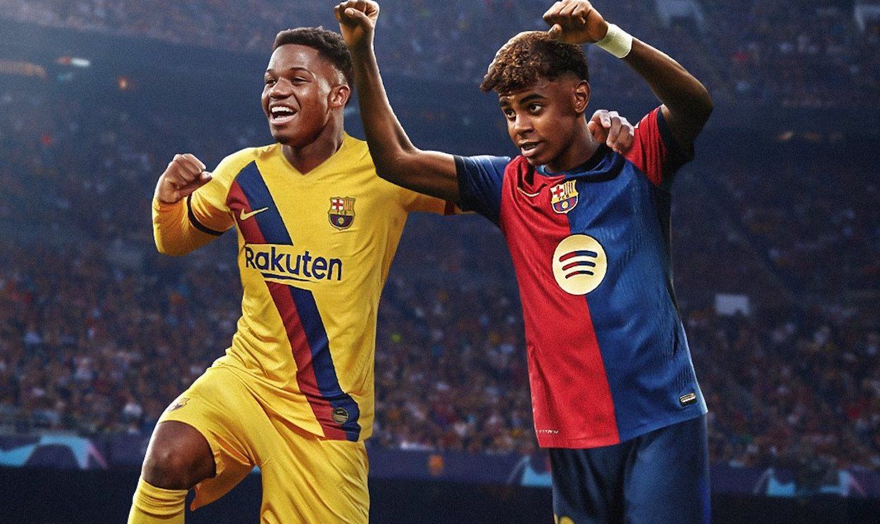 Ansu Fati y Lamine Yamal, los goleadores más jóvenes en la historia de la UEFA Champions League