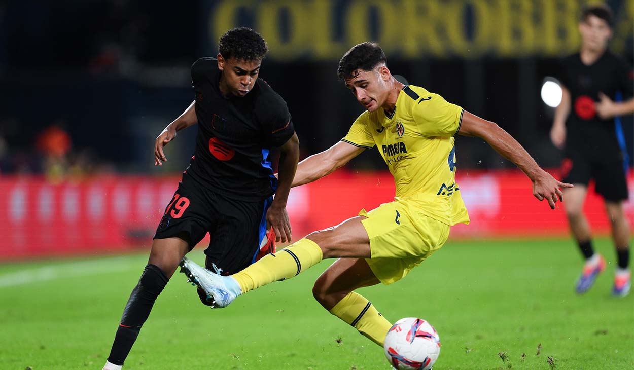 Lamine Yamal during Villarreal-Barça (1-5)