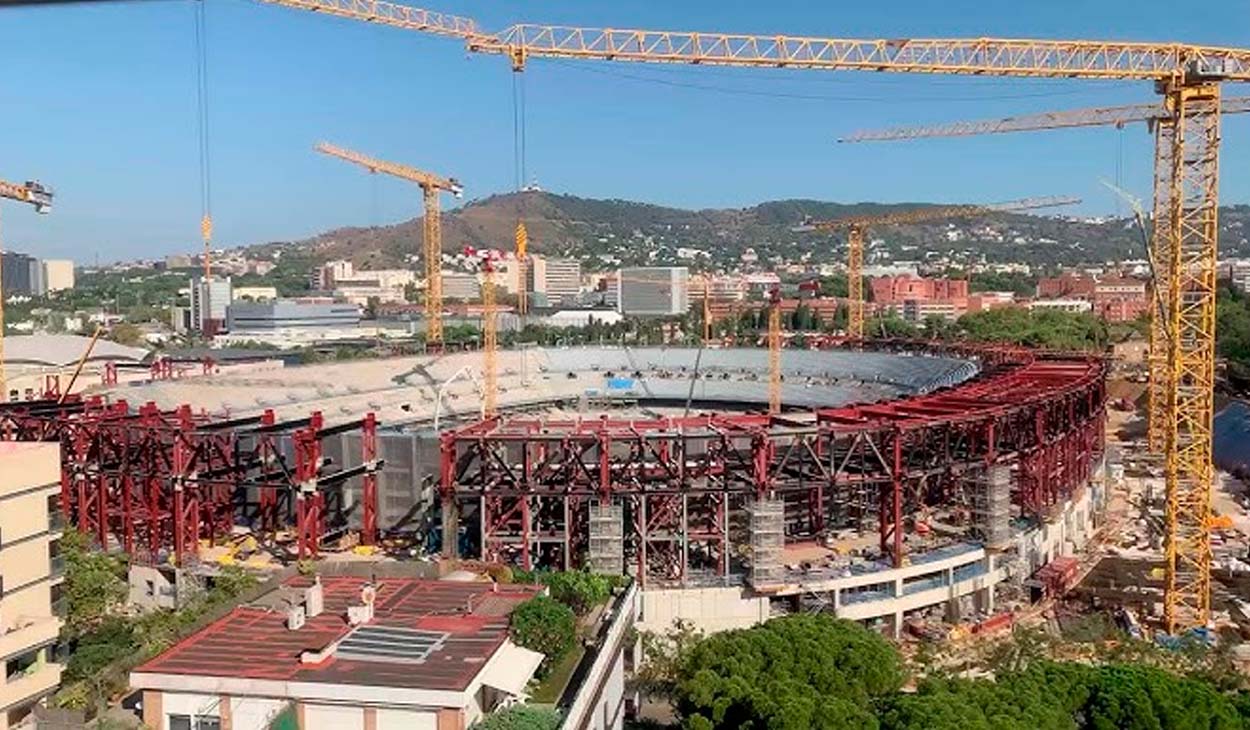 El Spotify Camp Nou en obras