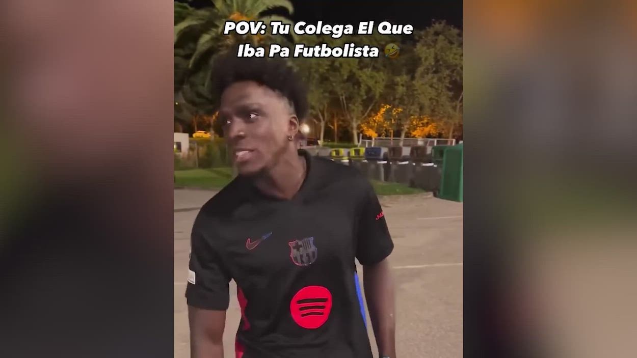 Lamine Yamal y sus dos vídeos más virales en TikTok