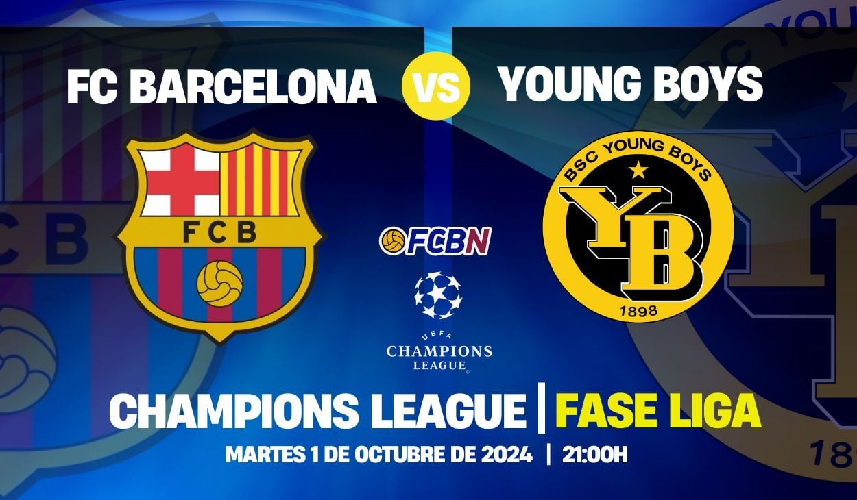 Entradas FC Barcelona vs Young Boys - Champions League 2024-2025